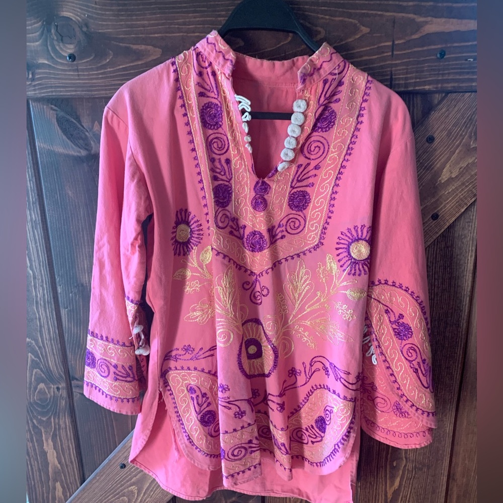 Vintage embroidered tunic